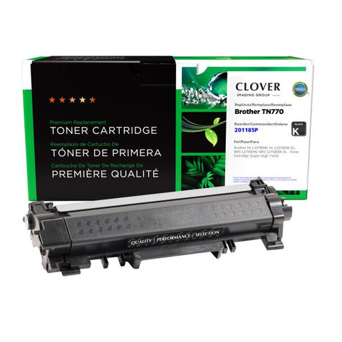 Clover Technologies Group, LLC Clover Imaging Remanufactured Super High Yield Toner Cartridge for Brother TN770