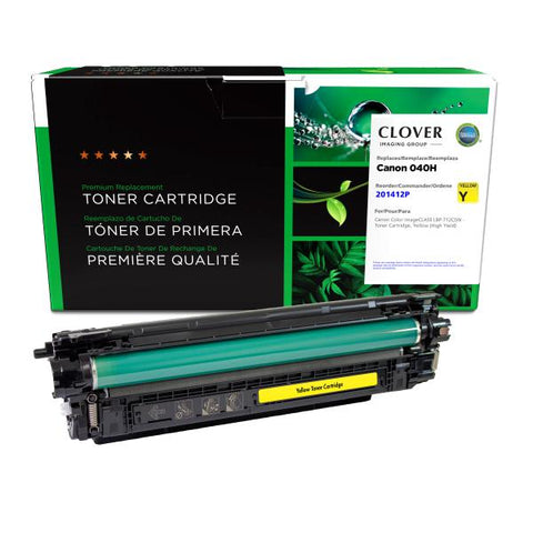 Clover Technologies Group, LLC Clover Imaging Remanufactured High Yield Yellow Toner Cartridge for Canon 040H (0455C001)