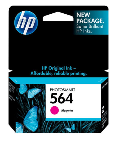 HP 564 (CB319WN) Magenta Original Ink Cartridge (300 Yield)