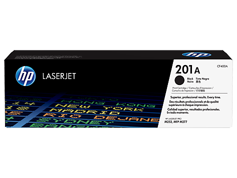 HP 201A (CF400A) Black Original LaserJet Toner Cartridge (1420 Yield)