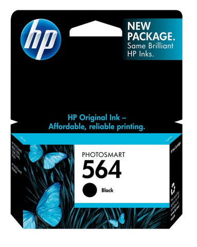 HP 564 (CB316WN) Black Original Ink Cartridge (250 Yield)