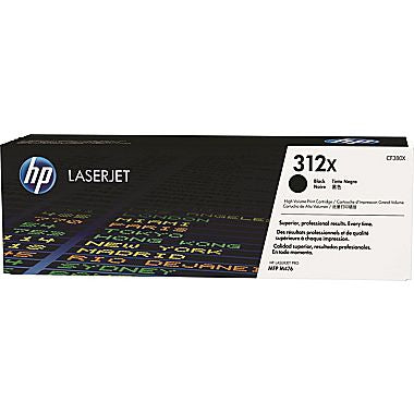 HP 312X (CF380X) Black Original LaserJet Toner Cartridge (4400 Yield)