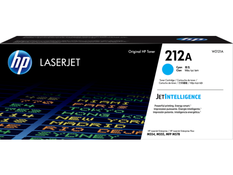 HP 212A (W2121A) Cyan Original LaserJet Toner Cartridge (4500 Yield)