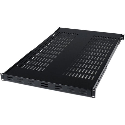 StarTech 1U Adjustable Mounting Depth Vented Rack Mount Shelf - 175lbs / 80kg