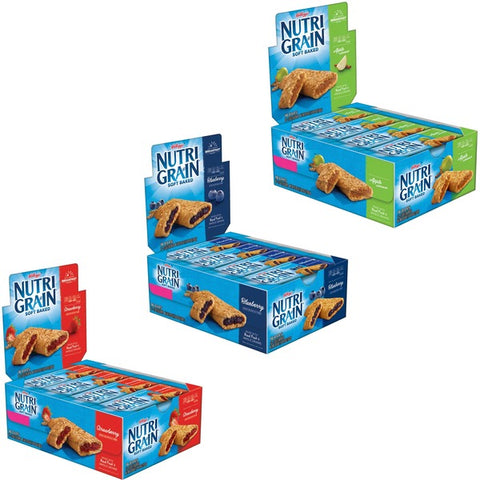 Kellogg NA Co. Soft Baked Breakfast Bars, Assorted Pack, 1.3oz (48 count)