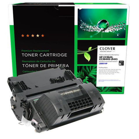 Clover Technologies Group, LLC Compatible High Yield Toner Cartridge for HP CC364X (HP 64X)