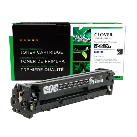 Clover Technologies Group, LLC Compatible High Yield Black Toner Cartridge for HP CF210X (HP 131X)
