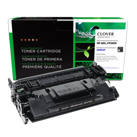 Clover Technologies Group, LLC High Yield Toner Cartridge for HP CF226X (HP 26X)