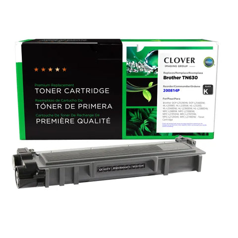 Clover Technologies Group, LLC Remanufactured Toner Cartridge (Alternative for Brother TN630) (1200 Yield)