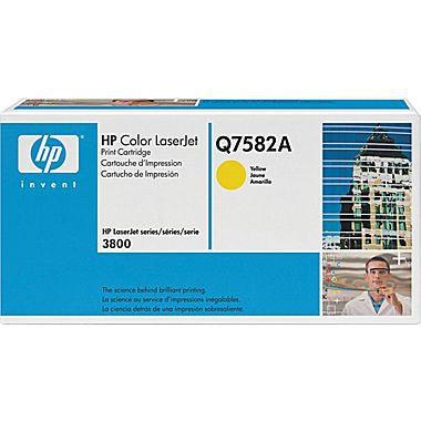 HP 503A (Q7582A) Yellow Original LaserJet Toner Cartridge (6000 Yield)