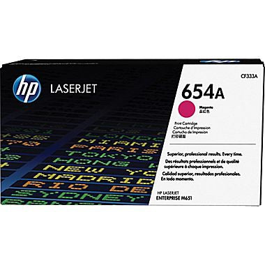 HP 654A (CF333A) Magenta Original LaserJet Toner Cartridge (15000 Yield)