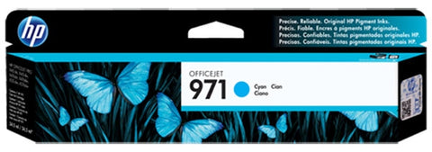 HP 971 (CN622AM) Cyan Original Ink Cartridge (2500 Yield)