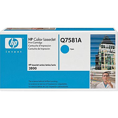 HP 503A (Q7581A) Cyan Original LaserJet Toner Cartridge (6000 Yield)