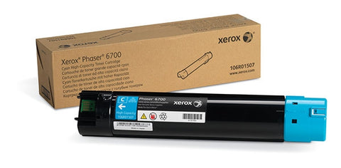 Xerox<sup>&reg;</sup> High Capacity Cyan Toner Cartridge (12000 Yield)