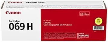 Canon, Inc 069H YELLOW HIGH YIELD 5.5K TONER CARTRIDGE