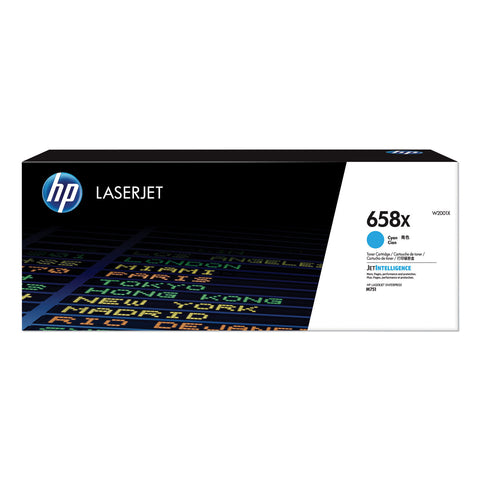 HP 658X CYAN 28K HIGH YIELD TONER CTG COLOR LJ M751 SERIES