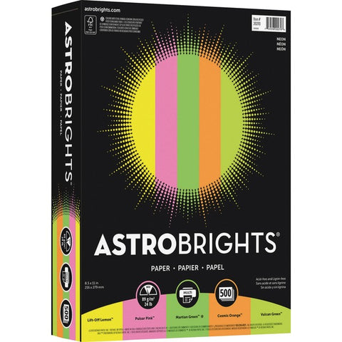 Neenah Paper, Inc Color Paper - "Neon" 5-Color Assortment