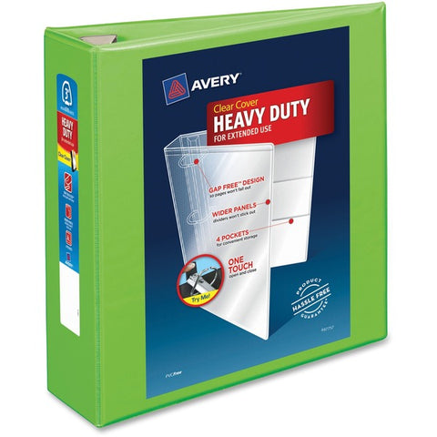 Avery Heavy-Duty View Binders with Locking One Touch EZD Rings