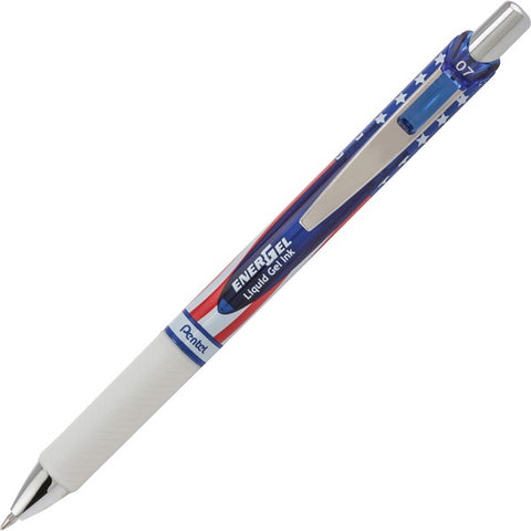 Pentel of America, Ltd EnerGel Stars & Stripes Liquid Gel Pens