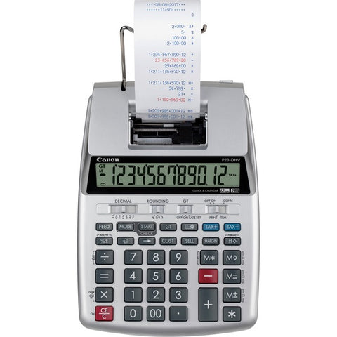 Canon, Inc P23-DHV-3 12-digit Printing Calculator