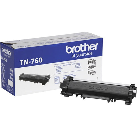 Brother Brother TN760 Black Toner Cartridge, High Yield
