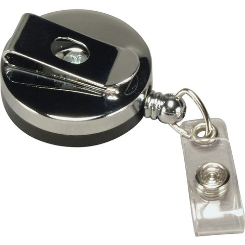 Baumgartens Heavy-Duty ID Card Reel with Belt Clip