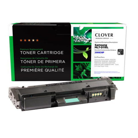 Clover Technologies Group, LLC Remanufactured High Yield Toner Cartridge for Samsung MLT-D116L