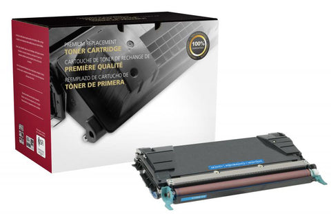 Clover Technologies Group, LLC High Yield Cyan Toner Cartridge for Lexmark C520/C522/C524/C534