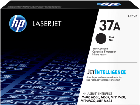 HP 37A (CF237A) LaserJet Enterprise M607 M608 M609 MFP M631 M632 M633 Black Original LaserJet Toner Cartridge (11000 Yield)