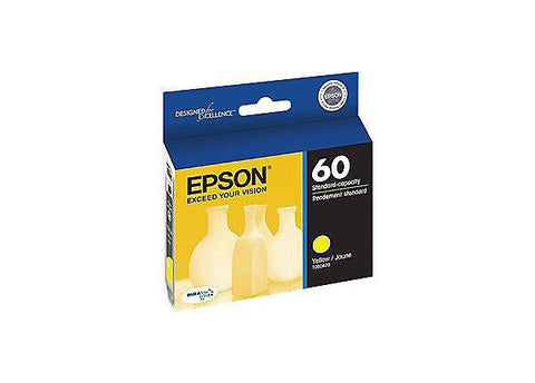 Epson (60) Stylus C68 C88 C88+ CX3800 CX3810 CX4200 CX4800 CX5800F CX7800 Yellow Ink Cartridge (600 Yield)