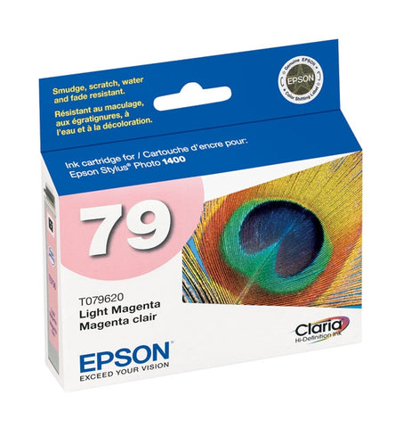 Epson (79) Stylus Photo 1400 Artisan 1430 Claria High Capacity Light Magenta Ink Cartridge (800 Yield)