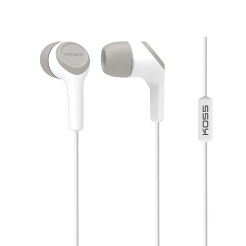 Koss Corporation  In Ear Bud with Mic Wht