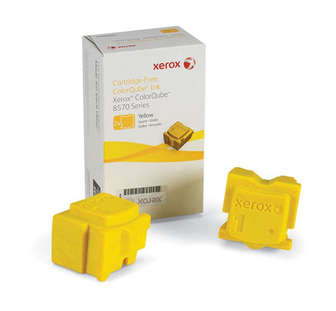 Xerox<sup>&reg;</sup> Yellow Solid Ink (2 Sticks/Box) (Total Box Yield 4400)