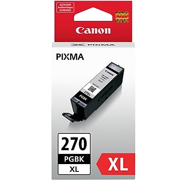 Canon (PGI-270XL) PIXMA MG5720 MG5721 MG5722 MG6820 MG6821 MG6822 MG7720 High Yield Pigment Black Ink Cartridge (22.2ml)