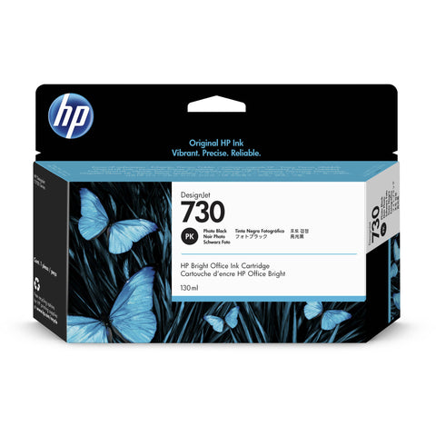 HP HP 730 (P2V67A) Photo Black Ink Cartridge (130ml)