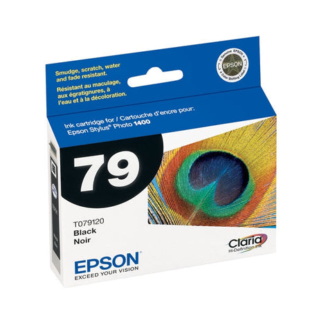 Epson (79) Stylus Photo 1400 Artisan 1430 Claria High Capacity Black Ink Cartridge (470 Yield)