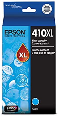 Epson 410XL, Cyan Ink Cartridge, High Capacity