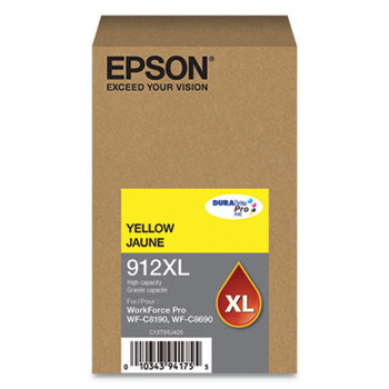 Epson Yellow Ink Pack 4,600 Pages (T912XL420)