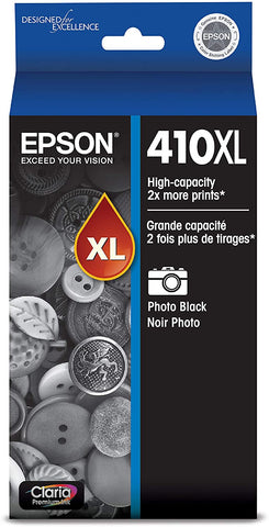 Epson 410XL, Photo Black Ink Cartridge, High Capacity